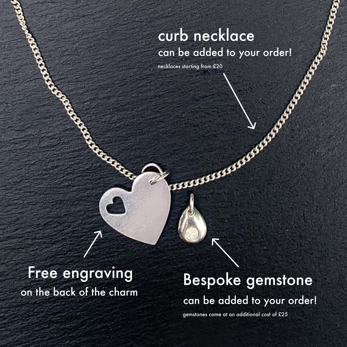 Capture Handprints In Beautiful Fine Silver Heart Charm