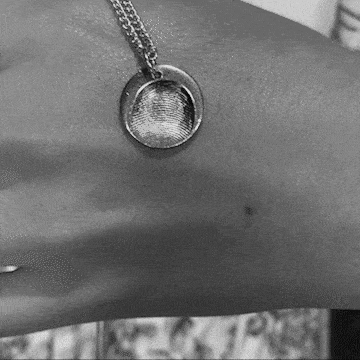 Transform fingerprints into fine silver jewellery