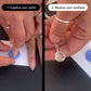 Custom Silver Fingerprint Necklace (with Free Print Kit)