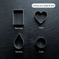 Custom Silver Finger Print Charm (with Free Print Kit)
